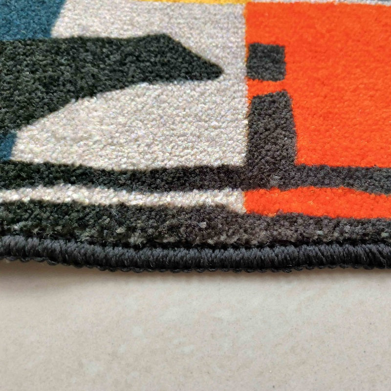 Square Collage Flannel Door Mat by Liz Gamberg Studio from US