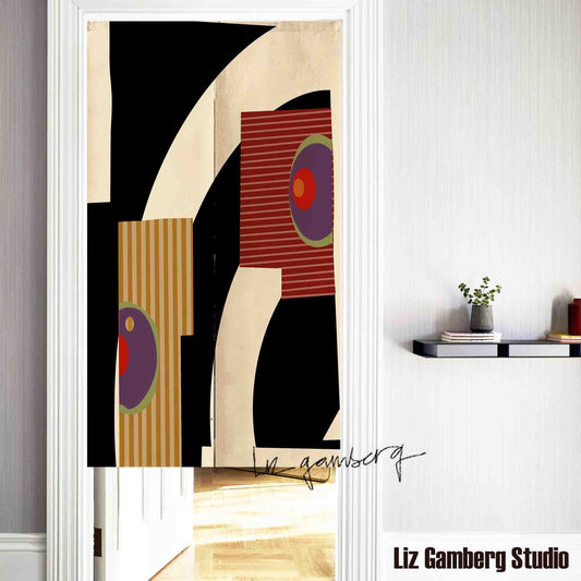 Day+11 sm Doorway Curtain by Liz Gamberg Studio from US