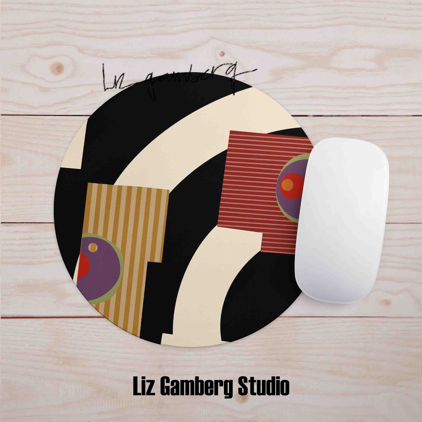 Day+11 sm Mouse Pad by Liz Gamberg Studio from US