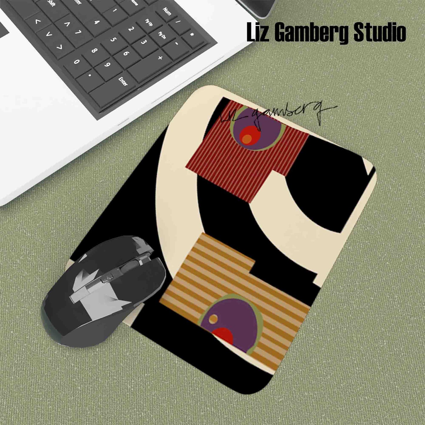 Day+11 sm Mouse Pad by Liz Gamberg Studio from US