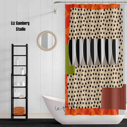 Day+18 sm Shower Curtain by Liz Gamberg Studio from US