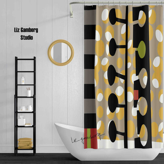 Day+19 sm Shower Curtain by Liz Gamberg Studio from US