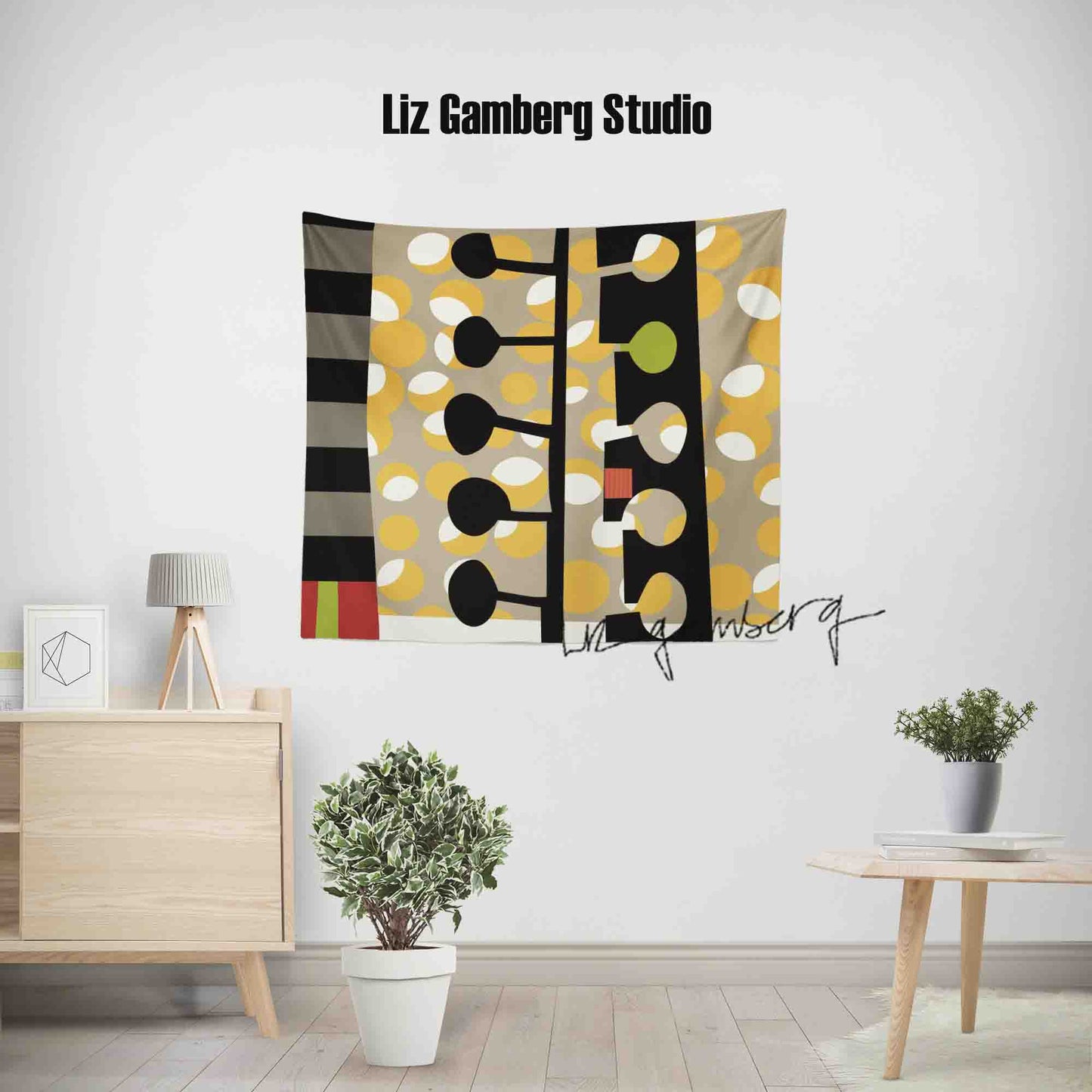 Day+19 sm Tapestry by  Liz Gamberg Studio from US