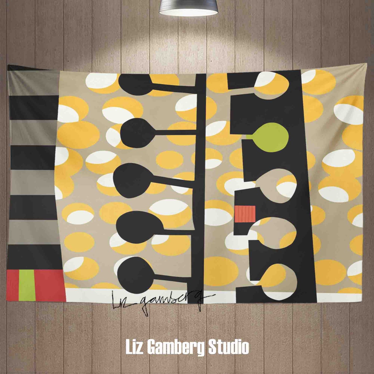 Day+19 sm Tapestry by  Liz Gamberg Studio from US