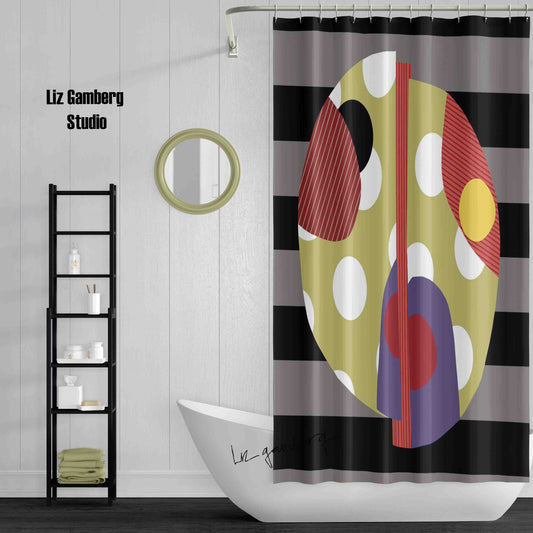 Day+27 sm Shower Curtain by Liz Gamberg Studio from US