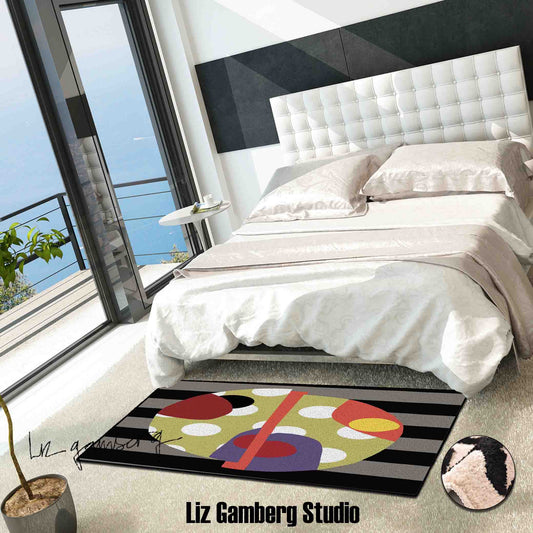 Day+27 sm Tufted Bedroom Runner by Liz Gamberg Studio from US