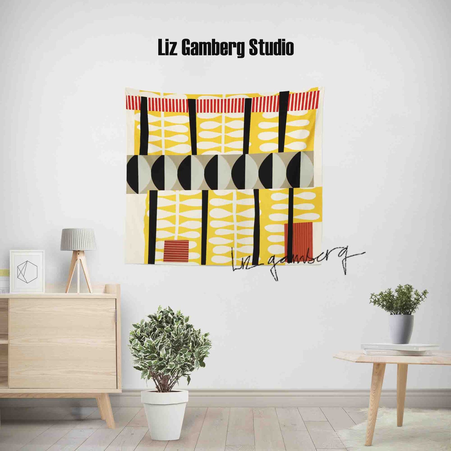 Day+7 sm Tapestry by  Liz Gamberg Studio from US