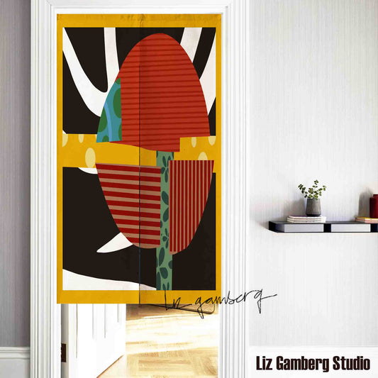 Intersection Doorway Curtain by Liz Gamberg Studio from US