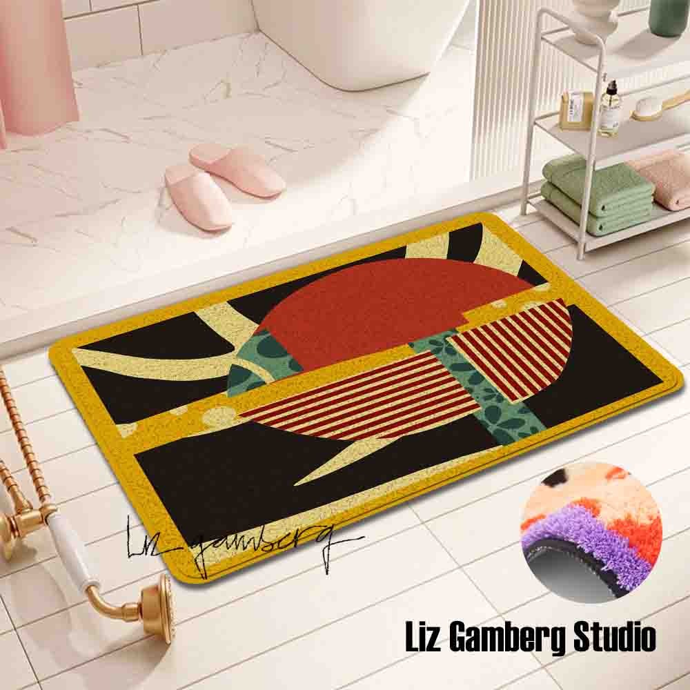 Intersection Shower Curtain by Liz Gamberg Studio from US