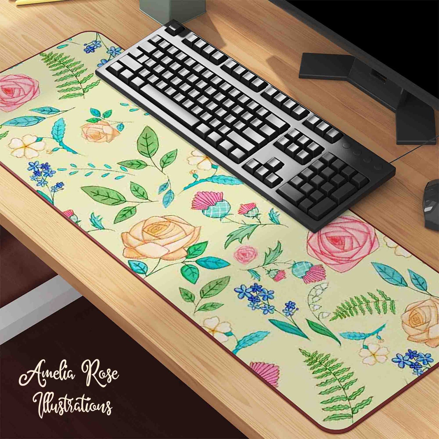 The English Garden Mousepad by AmeliaRose Illustrations from UK