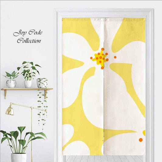 JoySwallow Personalized Doorway Curtain, Pear Blossom Door Curtain, Floral Door Tapestries for Home, Flower Door Curtain for Kitchen, Curtain for Bedroom Decoration, Privacy Divider Curtain with Rod (Copy)