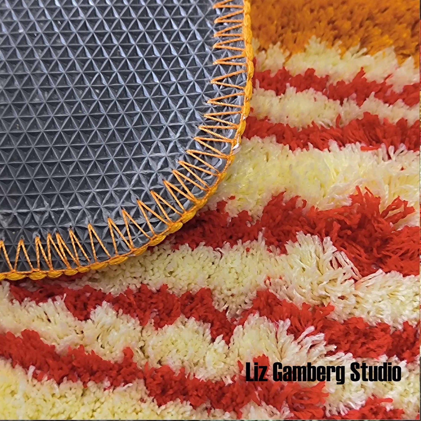 Intersection Tufted Bathmat by Liz Gamberg Studio from US